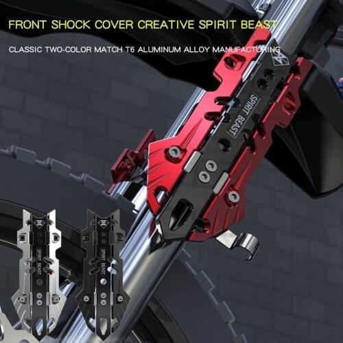 SPIRIT BEAST Motorcycle Accessories Before The Shock Proof Cover Off Personaliity Front Shock Cover 35-53mm Diameter