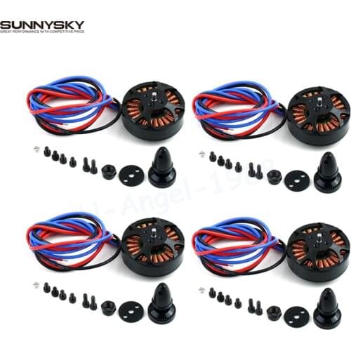 4pcs/lot sunnysky X4108S 380KV 480KV 600KV 690KV Outrunner Brushless Motor for Multi-rotor Aircraft multi-axis motor disc motor