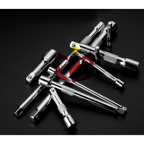 Free ship ferramentas 1/2"3/8"1/4"Sleeve Extension Socket Rod Extension Adapter Bar Set Auto Repair Spanner Hand Tool parts