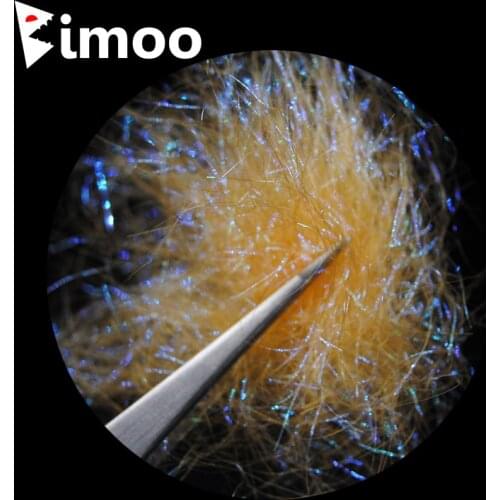 Bimoo 2bags X 2g/bag Ultra Fine Fly Tying Ice Dub for Nymph Scud Shrimp Body Dubbing Fly Tying Material