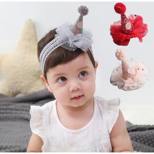 Headwear Glitter Photo Shot Colorful Kids Birthday Glitter Headwear for Baby