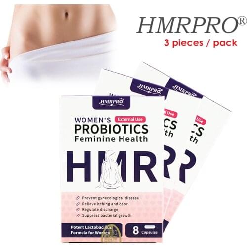HMRPRO 3 Pieces/Pack 10 Million CUF/g Probiotic Capsule For Feminine Hygiene Daily Clean Care Vaginal Healthy Relieve Vaginitis