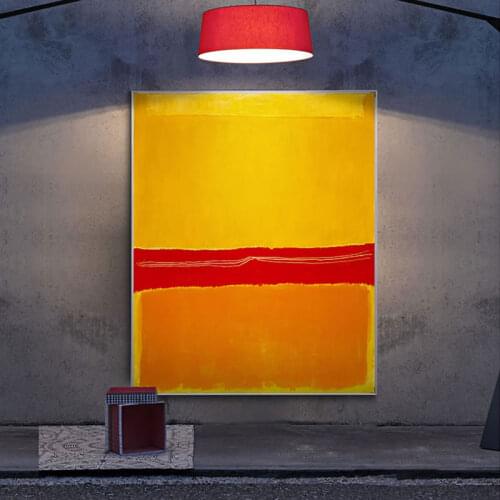 Nordic Modern Minimalist Abstract Colorful Color Block Canvas Painting Wall Art Picture Poster Print for Living Room Home Decor