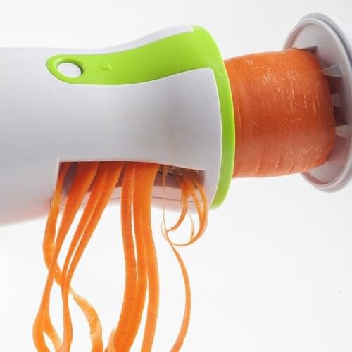Kitchen Tool Spiral Vegetable Fruit Slicer Cutter Grater Twister Peeler Kitchen Gadgets Tools Vegetable Spiralizer Handheld