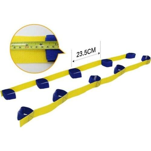 Team games outreach tape 119cm 5 People Giants Footsteps Trams Fastening Tape Outdoor Team Games Outreach Training Equipment