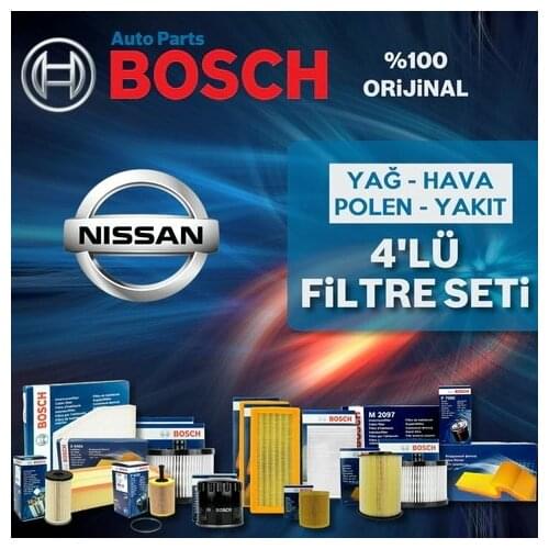 For Nissan Qashqai 1.5 Dcı Bosch Filter Care Set 2007-2013