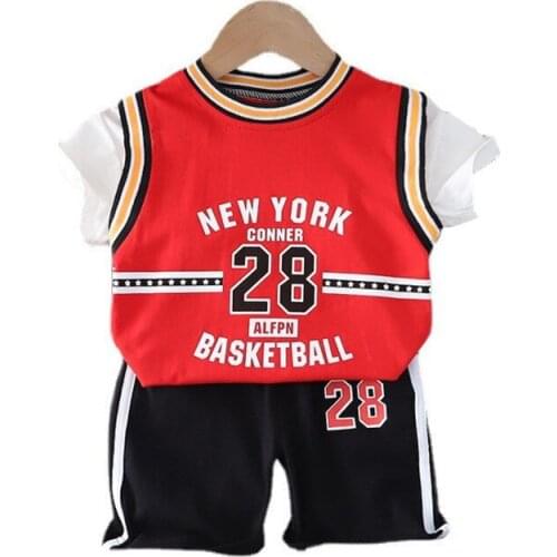 New Summer Baby Boys Clothes Suit Children Girls Sports T-Shirt Shorts 2Pcs/Sets Toddler Casual Costume Outfits Kids Tracksuits
