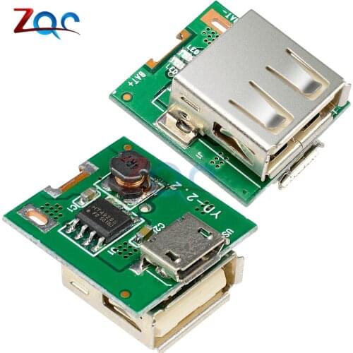 2pcs DC 5V Step Up Power Module Lithium Battery Charging Protection Board Boost Converter LED Display USB For DIY Charger 134N3P
