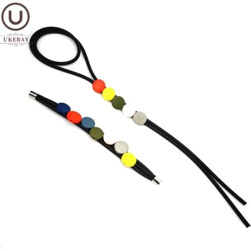 UKEBAY New Multicolor Jewelry Set Women Charm Bracelet And Necklaces Handmade Designer Jewelry Wedding Accessories Travel Gifts