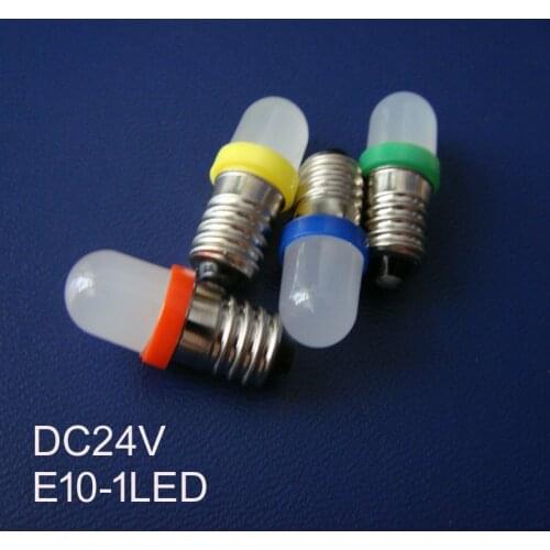High quality DC24V E10 light,E10 24V frosted led light,E10 24V Light,E10 24V bulb,E10 lamp 24V,E10 24V,free shipping 10pcs/lot