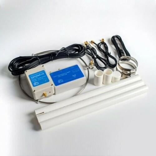 POHIKS 1pc Y-200A DC 9V-12V Active Loop Antenna 100KHz-180MHz Rainproof Short Wave Receiving Antennas For SDR Radio