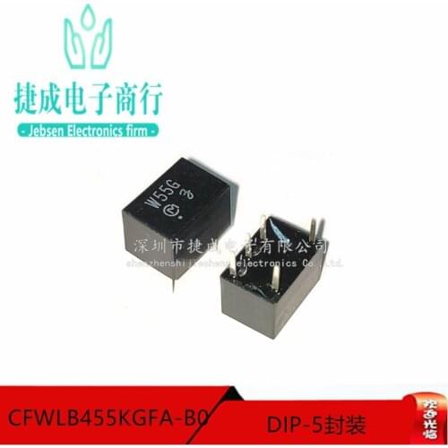 100% New&original In Stock CFWLB455KGFA-B0 3+2 455 kHz 2 kOhms W55G