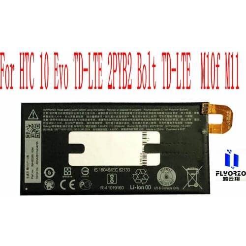 100% Brand new 3200mAh HTC B2PYB100 Battery For HTC 10 Evo TD-LTE 2PYB2 Bolt TD-LTE M10f M11 Mobile Phone