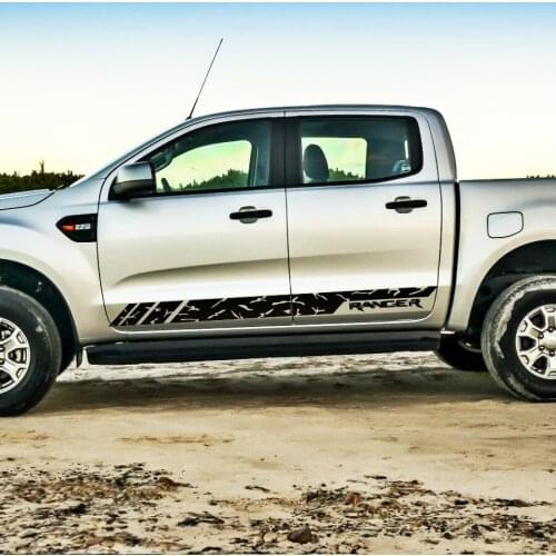 Car decals spotted side door stripe graphic Vinyl cool car stickers fit for Ford ranger 2012 2013 2014 2015 2016 2017 2018 2019