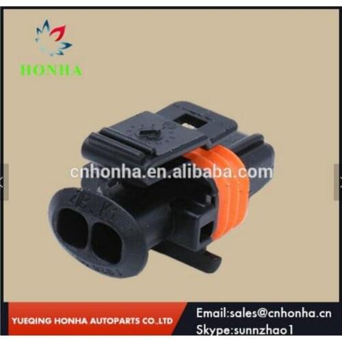 Freeshipping 2 pin auto electric waterproof Common Rail Diesel Injector connector for delphi 1 928 404 072 1928404072