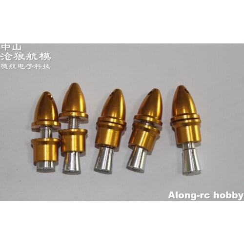 Free ship 5pcs 3.0 Spinner for Brushless Motor RC Plane Airplane Spinner 3.0mm Shaft Motor Propeller Adapter