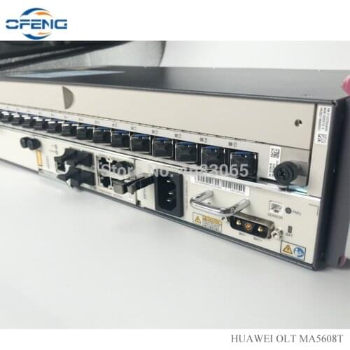 Free shipping by DHL HUAWEI OLT MA5608T, 1*MCUD 1G + 1*MPWC DC +1*GPFD C+ 16 Port, HW Original Optical Line Terminal