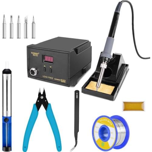 EU 220V 65W BGA Digital Adjustable Soldering Station/Iron 937D Constant Temperature Antistatic Ptc heater With Transformer