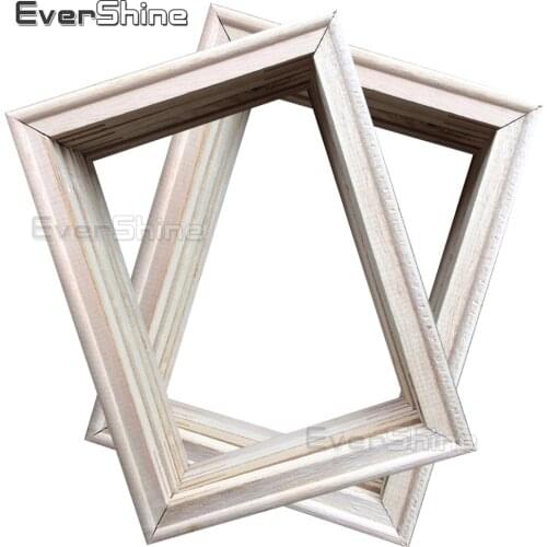 EverShine DIY Oil Painting By Number Photo Frame Inner Frame Wood Frame For Oil Painting Accessories