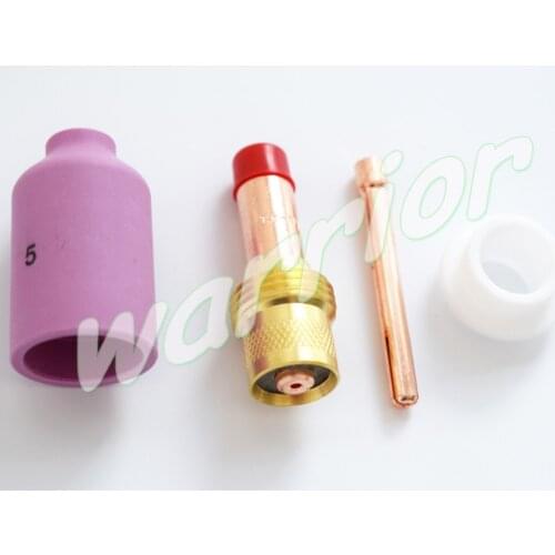 #5 54N17 TIG Gas Lens KIT 1/16" 45V25 10N23 54N01 FIT TIG Welding Torch PTA DB SR WP-17 18 26 Series