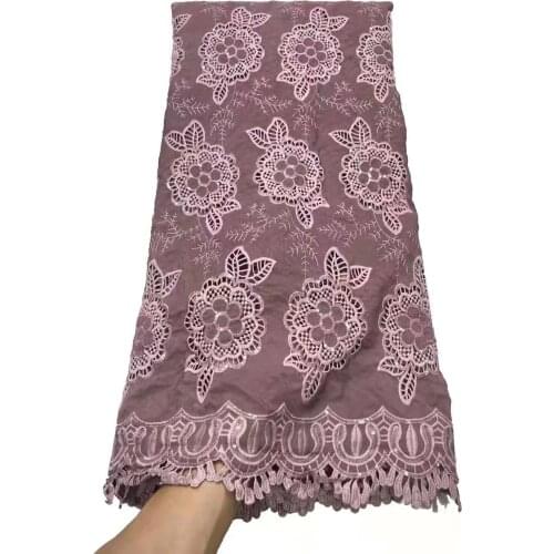 Hot Sale Swiss Voile Lace In Switzerland 2021 High Quality Lace Soft Dubai Fabric Latest Cotton Lace Fabric For Women 5yards