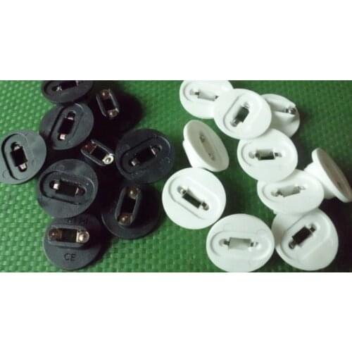 MIX 14pcs R17 To T8 Lamp Holder Converter R17D To G13 Lamp Bases Black/White Each Color 7pcs