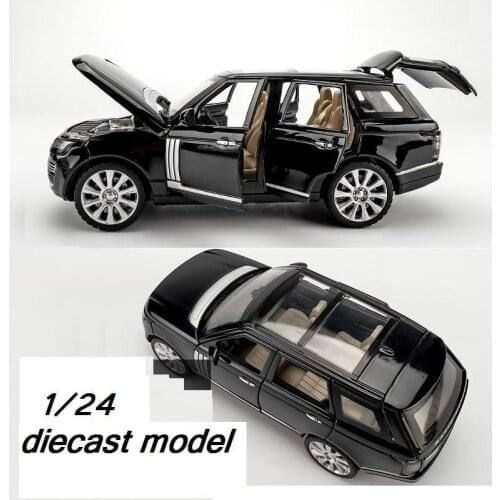 1:24 Alloy Car Model HIGH CLASS SUV 6 Doors Open Excellent Quality For Collection Light/Sound Design Kids Toys Boys Cars