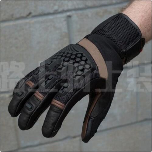 4 Colors Motorcycle Street Moto Riding Motocross Scooter MTB Bike Off Road Sands 3 Vented Mens Black Brown Glove