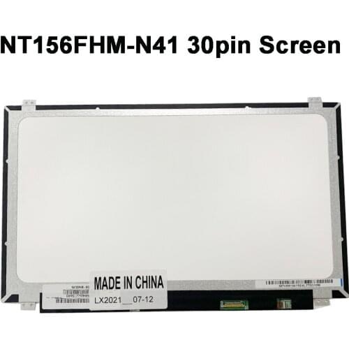 15.6'' LCD Screen Laptop NT156FHM N41 N31 B156HTN03.0 B156HTN03.0 B156HTN03.4 B156HTN03.5 B156HTN03.8 30Pin MATT FHD Screen