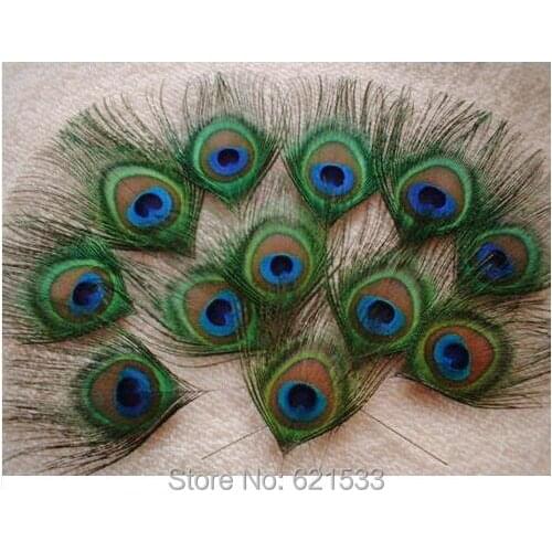 New!50Pcs/Lot!Nature Trimming Peacock Eye Feathers Peacock Feather Eyes with3cm eye FREESHIPPING