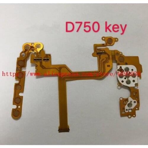 Original Rear Cover Key Board LCD PCB Flex Cable For Nikon D750 SLR Camera Repair Part