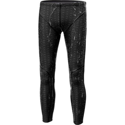 Men/boys professional sharkskin swim trunks, Sunscreen Long swimming trunks,fall winter swimwear,wet suit,diving Pants