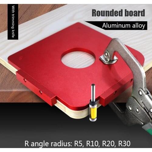 Woodwork Panel Radius Quick-Jig Round Corner Jig Templates Router Table Bits For Woodworking Tools Engraving Machine