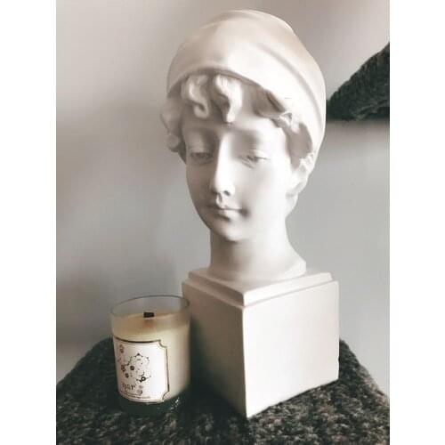 British Girl Statue Sketch Plaster Head Art Sketching Teaching Aids Still Life Creative Nordic Home Decoration Ornaments