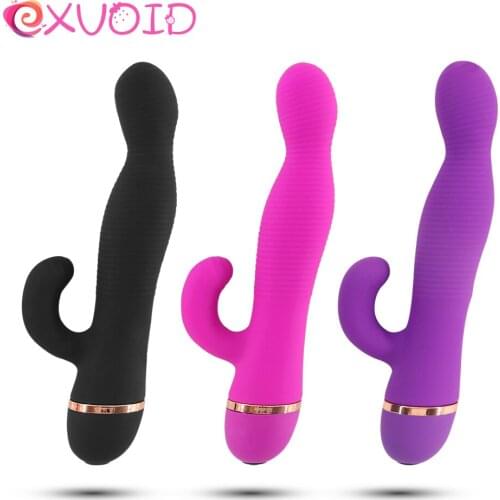 EXVOID 20 Speed G Spot Vibrator AV Stick Vagina Clit stimulator Rabbit Vibrators for Women Silicone Erotic Dildo Adult Supplies