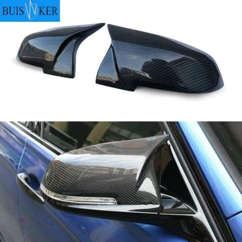 1 Pair Rearview Mirror Cover Cap ABS for BMW Series 1 2 3 4 X M 220i 328i 420i F20 F21 F22 F23 F30 F32 F33 F36 X1 F87 E84 X1 M2