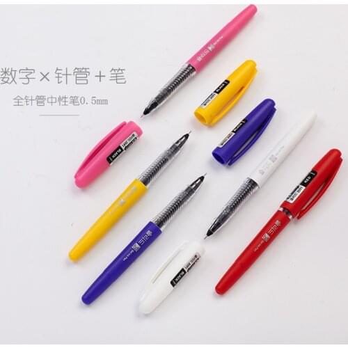 Genuine High Quality Korea Monami Black Ink 0.5mm Neutral Pens Gel Pen For Writing Office School Supplies Stationery
