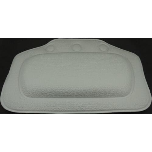 2PCS/Lot Soft Plain Bath Spa Pillow Comfortable Relax with Suction Cups Waterproof Free Shipping