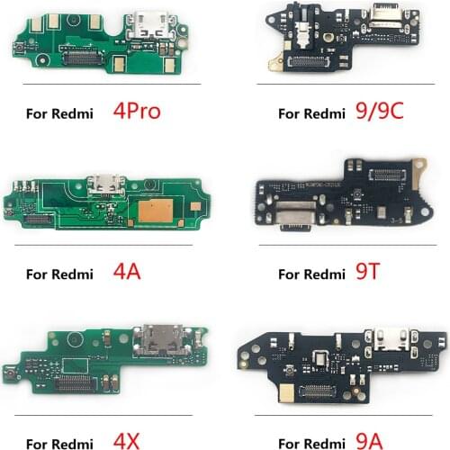 20pcs USB Charging Port Micro Dock Connector Board Flex Cable For Xiaomi Redmi 4A 4X 4 Pro 5 5A 6 6A 7 7A 8 8A 9 9A 9C 9T K30
