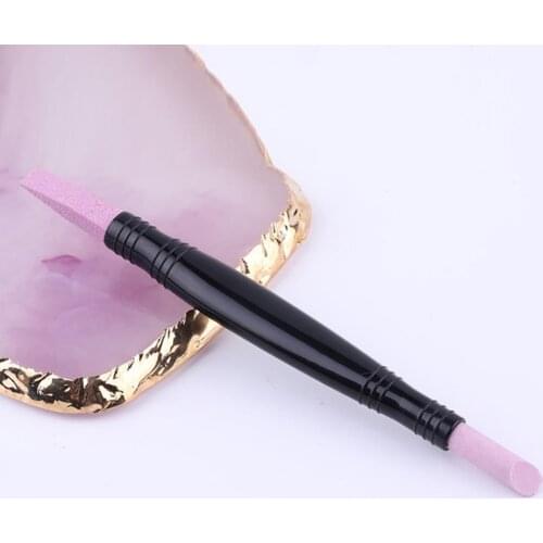 5Pcs Double-Head Dead Skin Repairing Nail File Polishing Stick Pen Manicure Tool