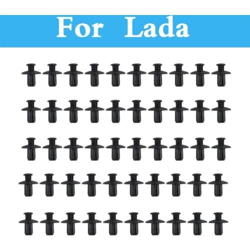 8mm Car Plastic Rivet Fasteners Bumper Mudguard Expansion Clips For Lada Priora Sens Vesta Vida Chance Granta Kalina