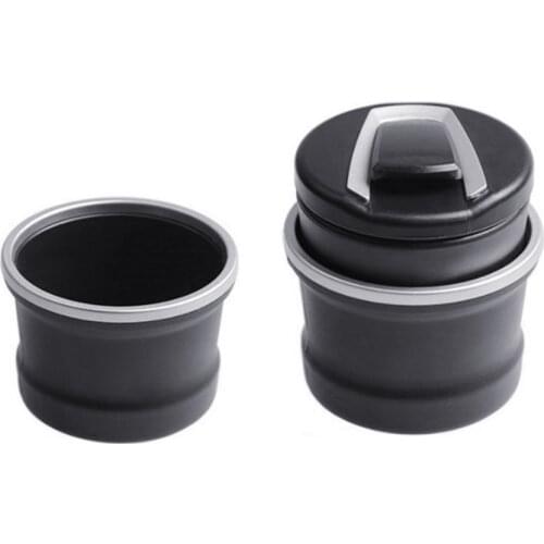 New Car Ashtrays LED Portable Car Truck Office Cigarette Ashtray Cup Luminous Smokeless Automotive Interior Accessories