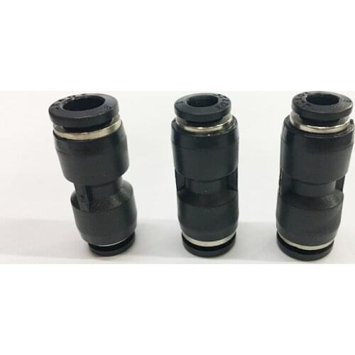 Free shipping 5pcs/lot Pneumatic fittings tube connector PG10-8 10mm to 8mm/ black fitting