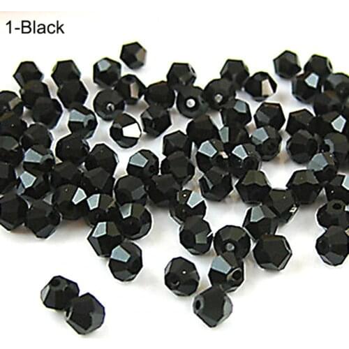 50% Hot Sale 100Pcs Beads 4mm Diamond Shape beads Spacer Loose Beads Findings DIY Bracelet Necklace Jewelry Making Accessories