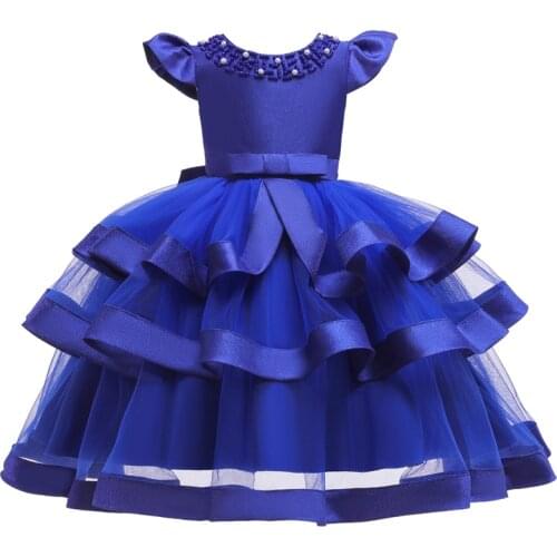 Kids Dresses For Girls Tutu Princess Dress Flower Girl Wedding Baby Girls Birthday Party Dress Formal Prom Gown Children Clothes
