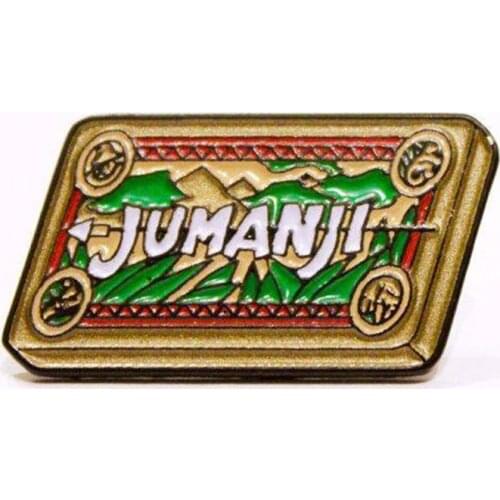 Jumanji enamel pin mysterious chess board games adventure badge sci-fi movie fans gift