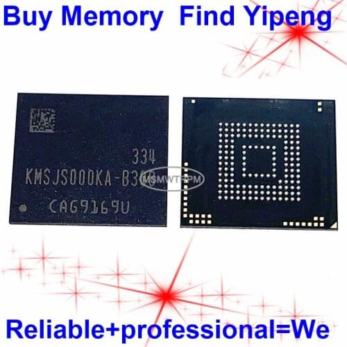 KMSJS000KA-B308 BGA153Ball EMCP 4+4 4GB Mobilephone Memory New original and Second-hand Soldered Balls Tested OK