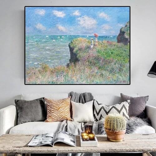 Classicial Claude Monet Impression Landscape Oil Painting On Canvas Posters And Prints Wall Pictures For Living Room Home Decor