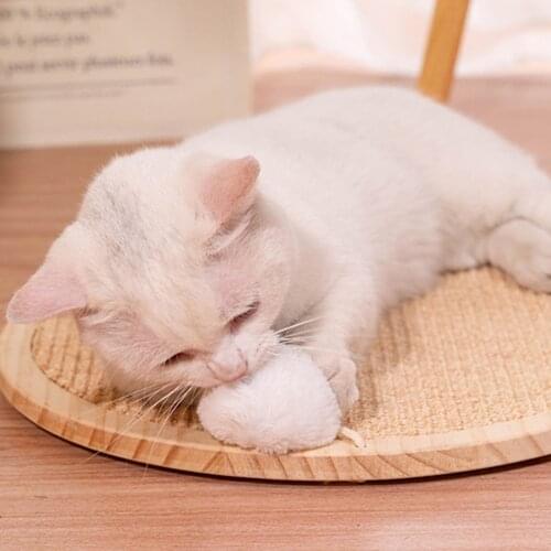 Cat Scratching Pad with Suction Cups Sisal Cat Scratcher Wall Mount Cats Kitten Scratching Board