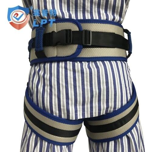 Medical Transfer Belt Waist Patient Lift Sling Assistant Rehabilitation Belt with Leg Loop Wheelchair Auxiliary Belt Health Care